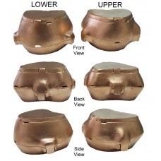 Gibling Brass Processing Flasks - Lower and Upper Available